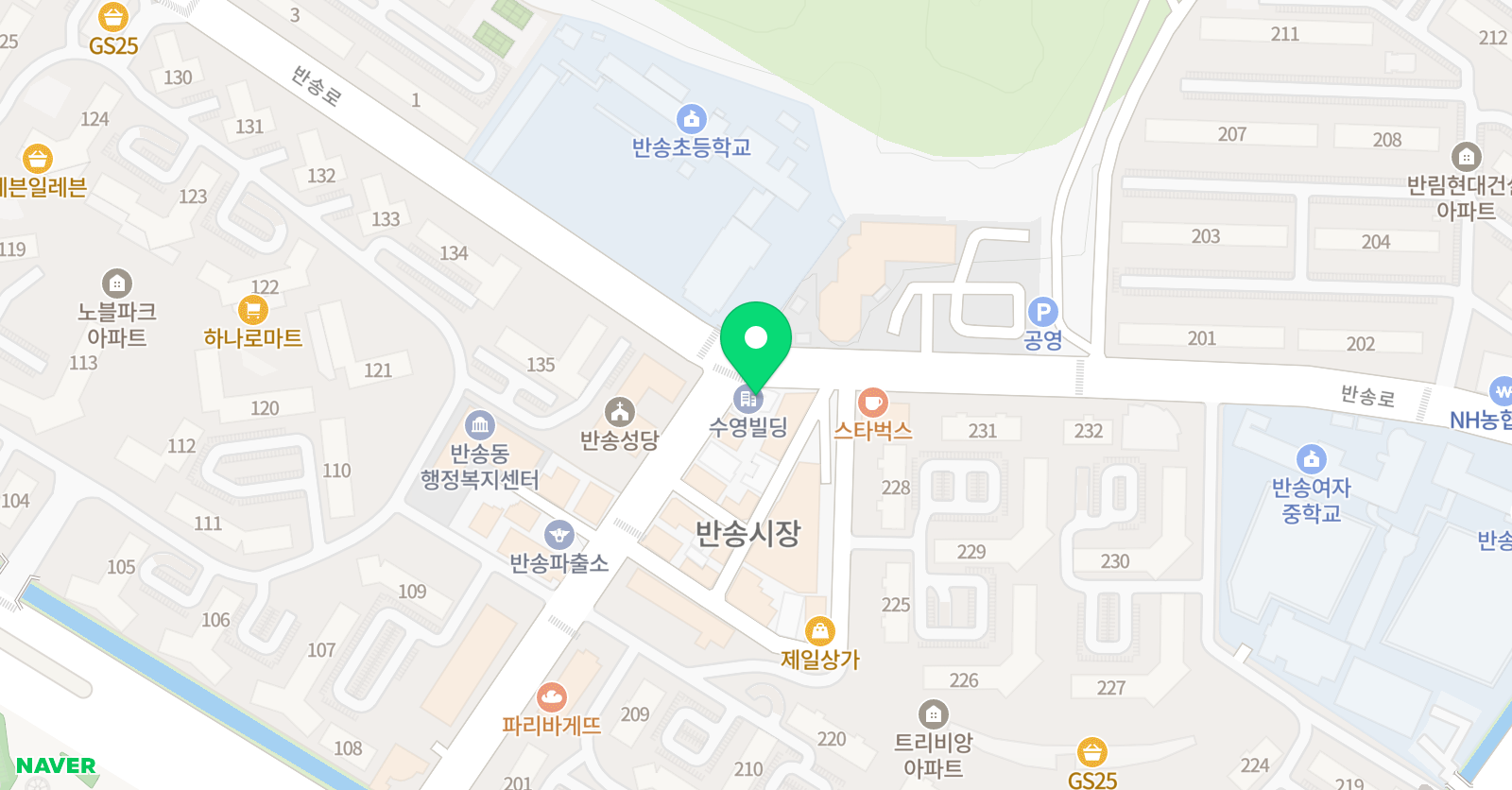 책통클럽학원 위치