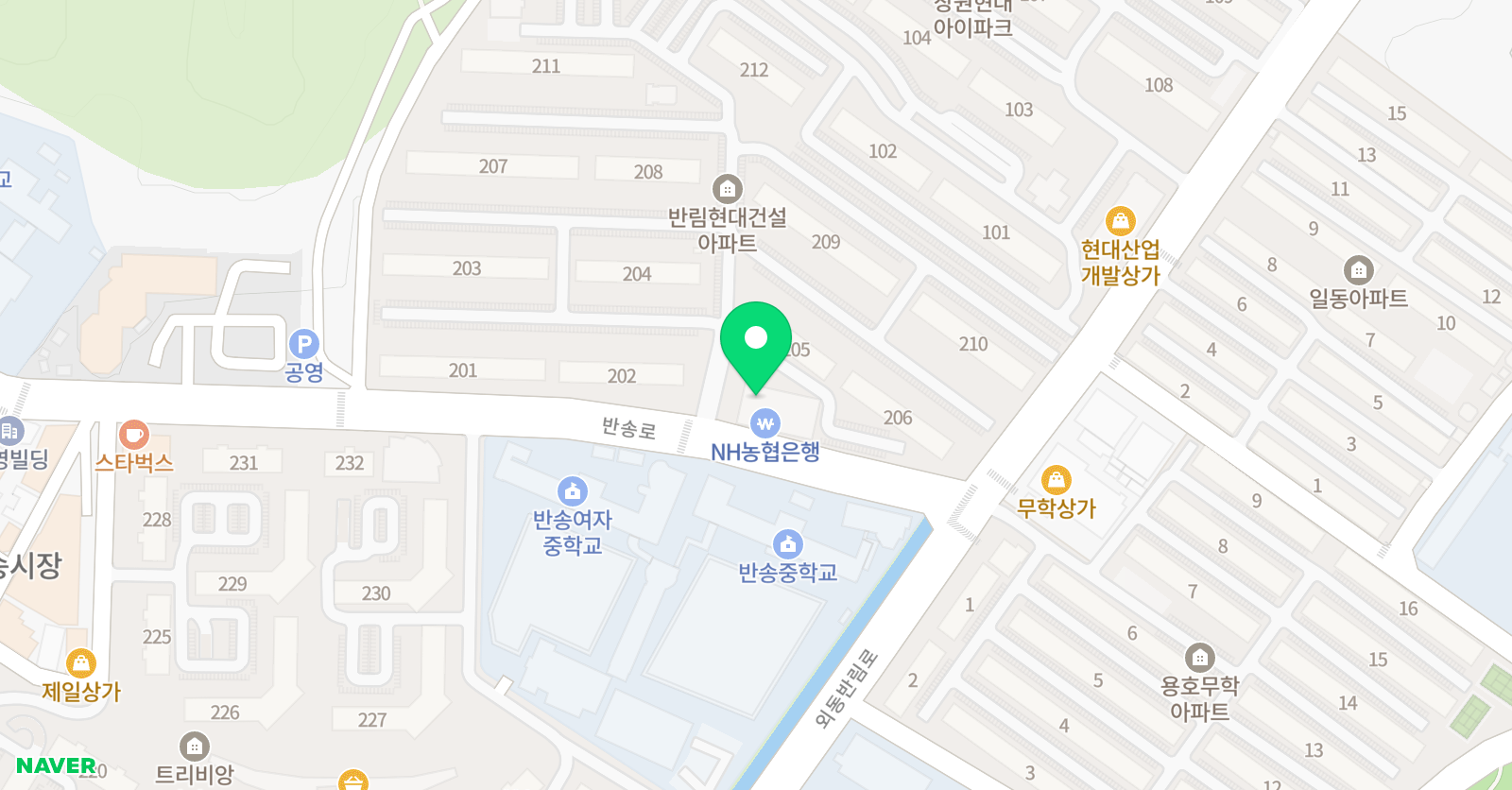 에이엔 수학전문학원 위치