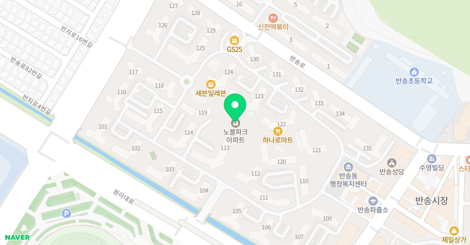 리드인 반송노블점 위치