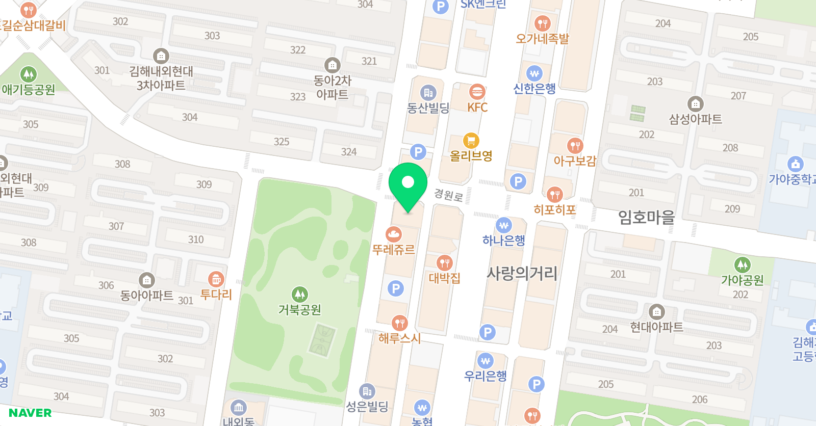 미래인재K학원 위치