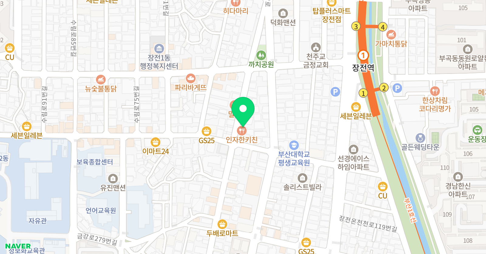 부바 음악교습소 위치