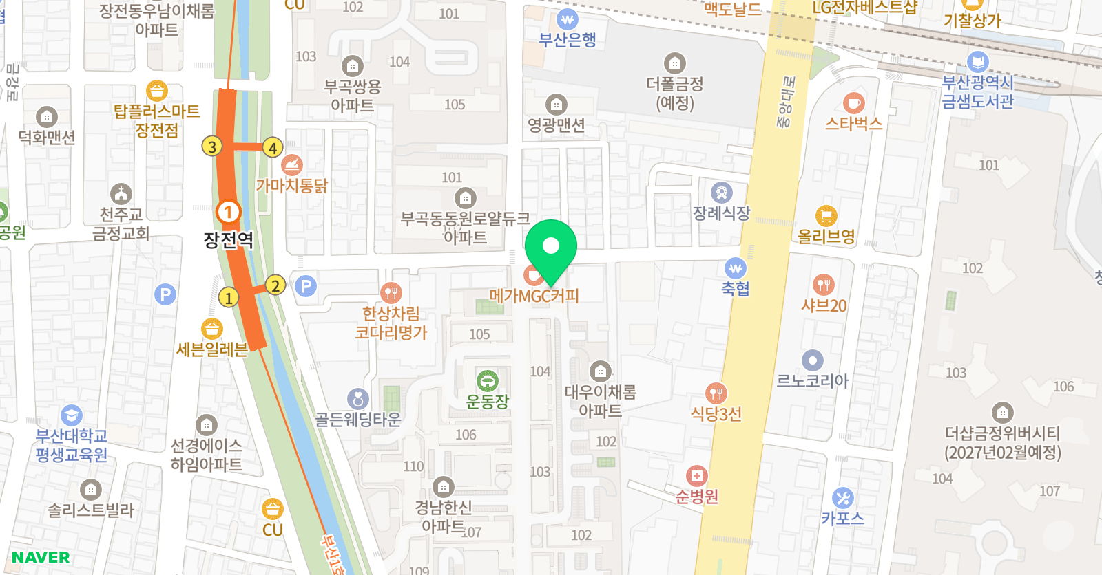 엘에스논리정속독부곡학원 위치
