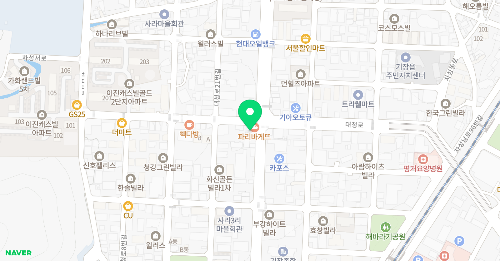 더에듀 기장학원 위치