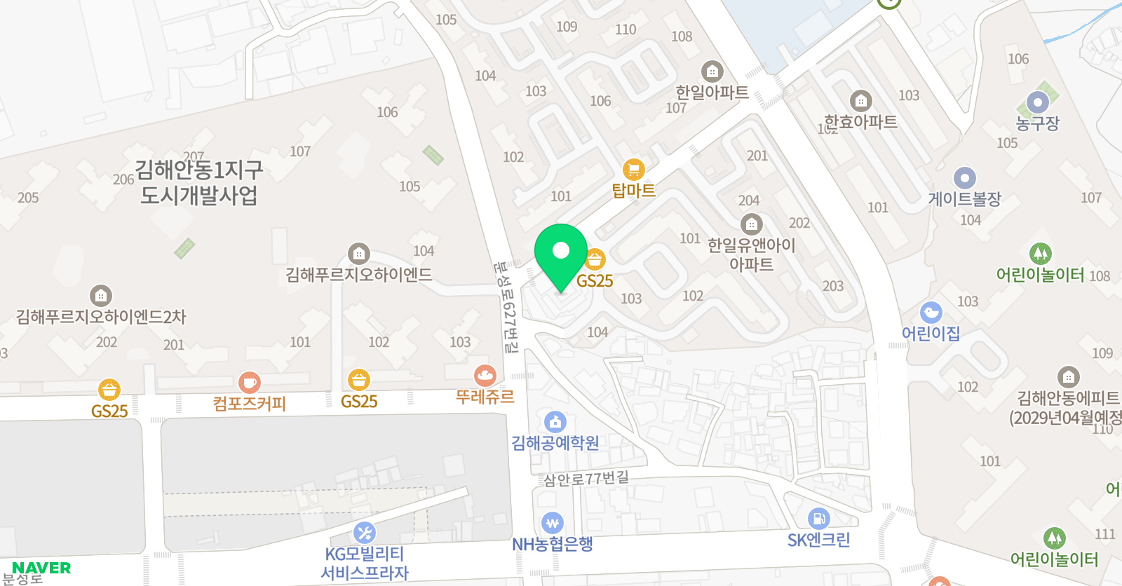 북독서논술 위치