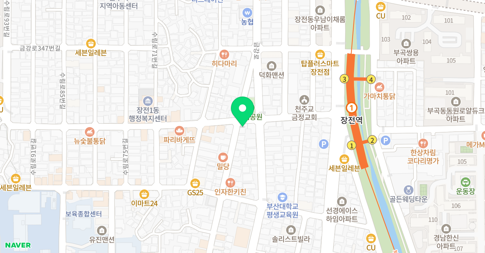 유성 태권도 위치