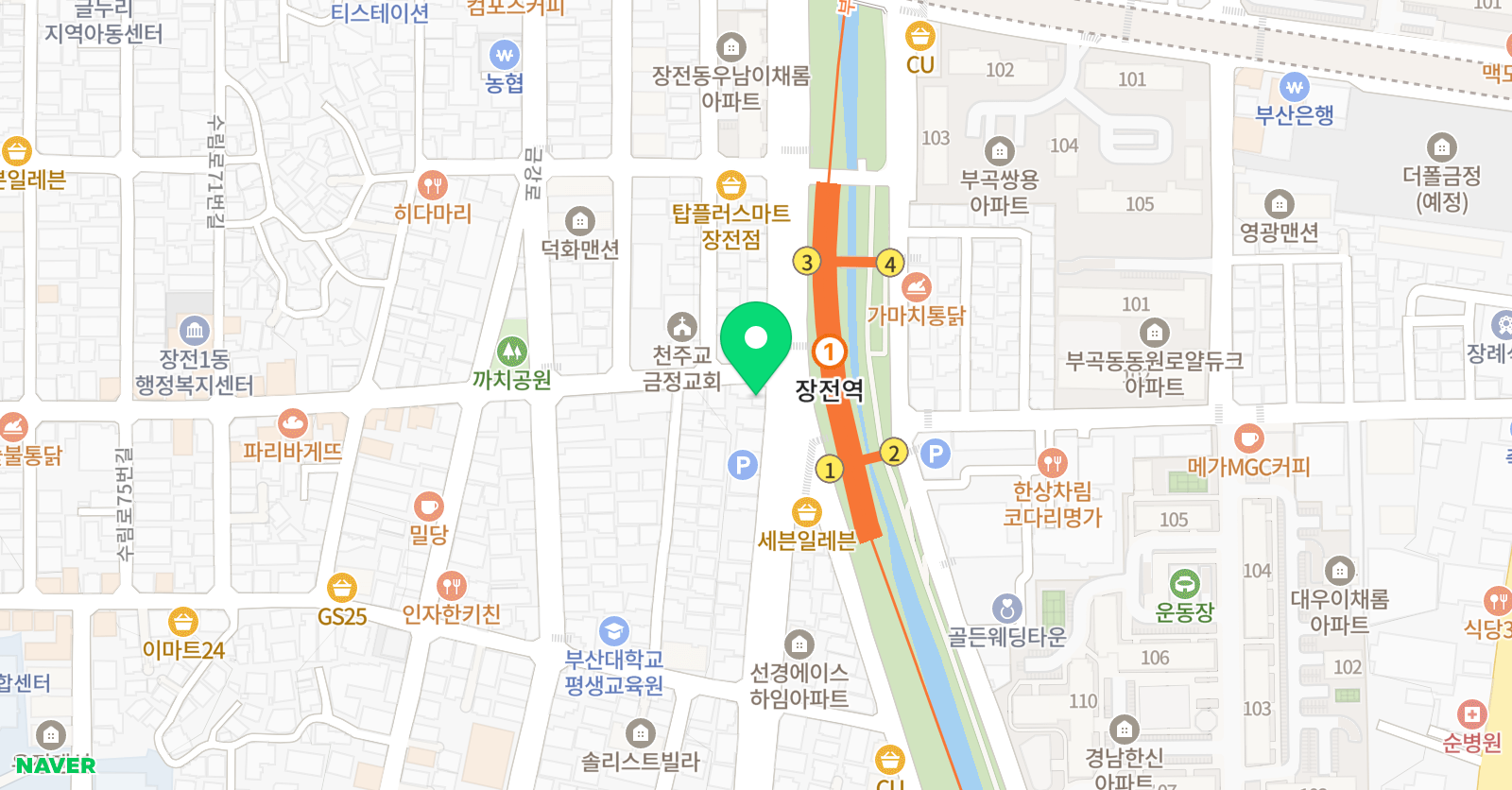 가우스윤 수학학원 위치
