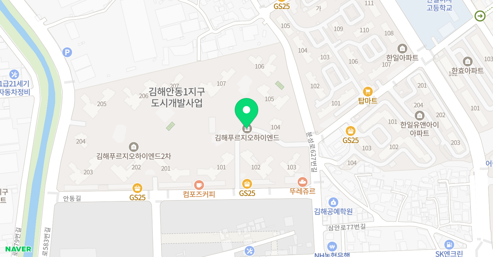 강 수학 위치