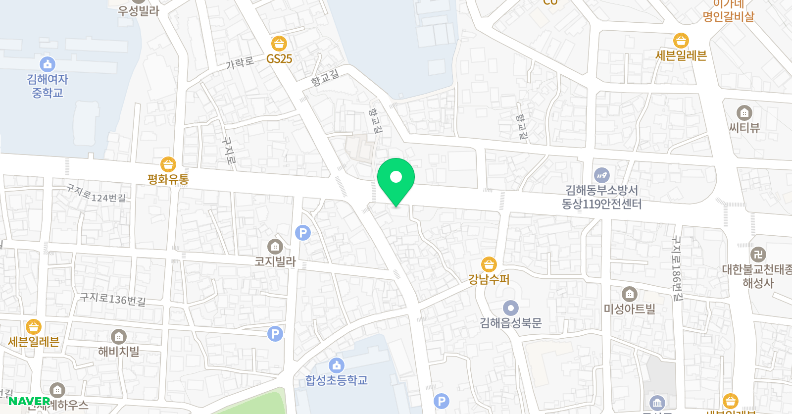천년의미소 미술학원 김해캠퍼스 위치