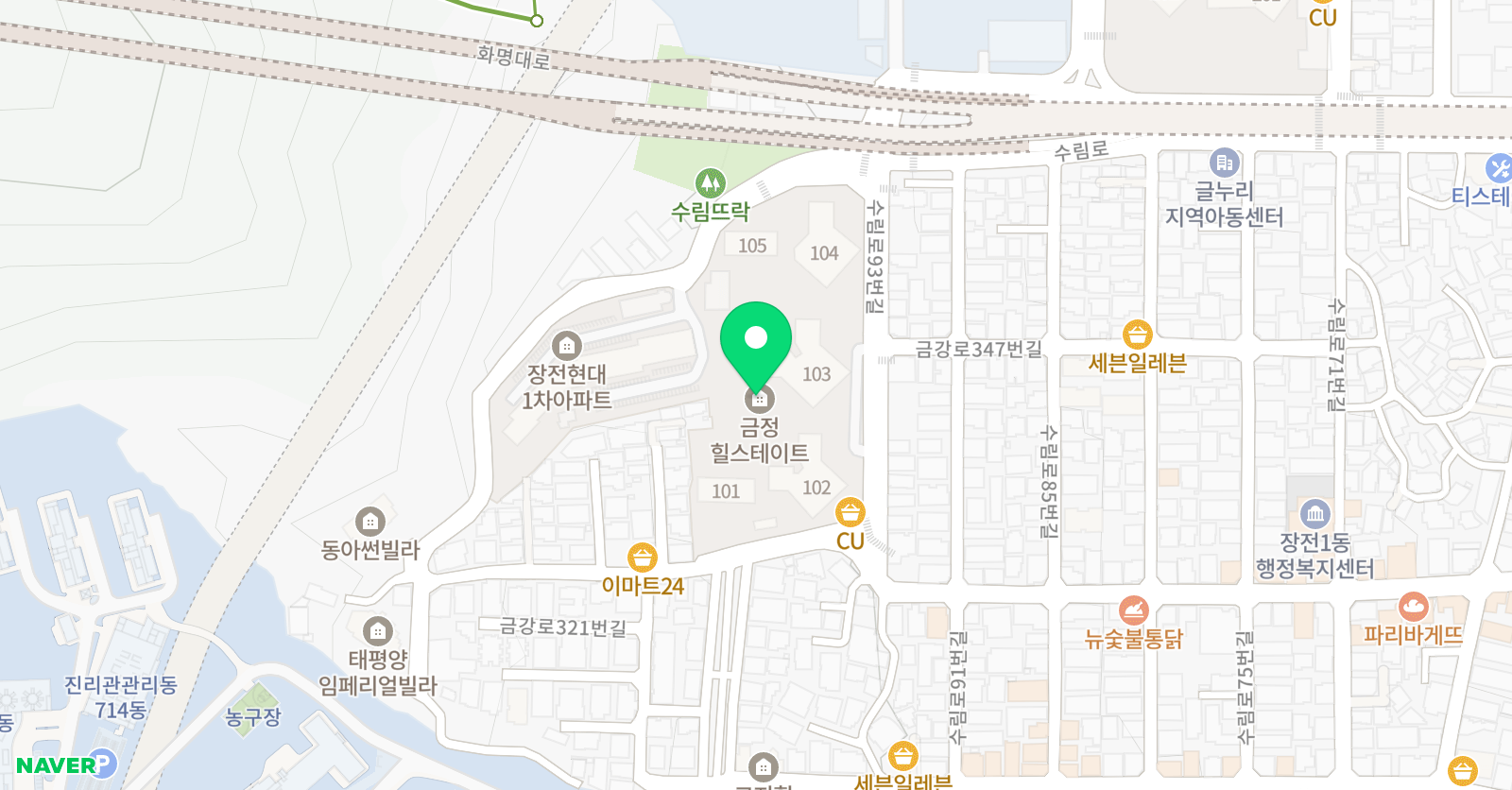 옥스포드 영어 공부방 위치