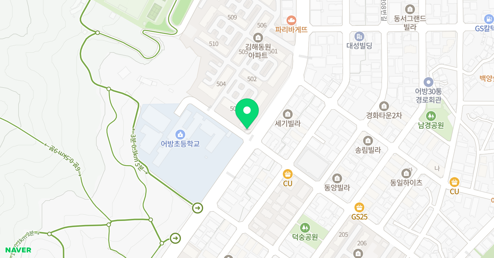 현인 태권도 위치