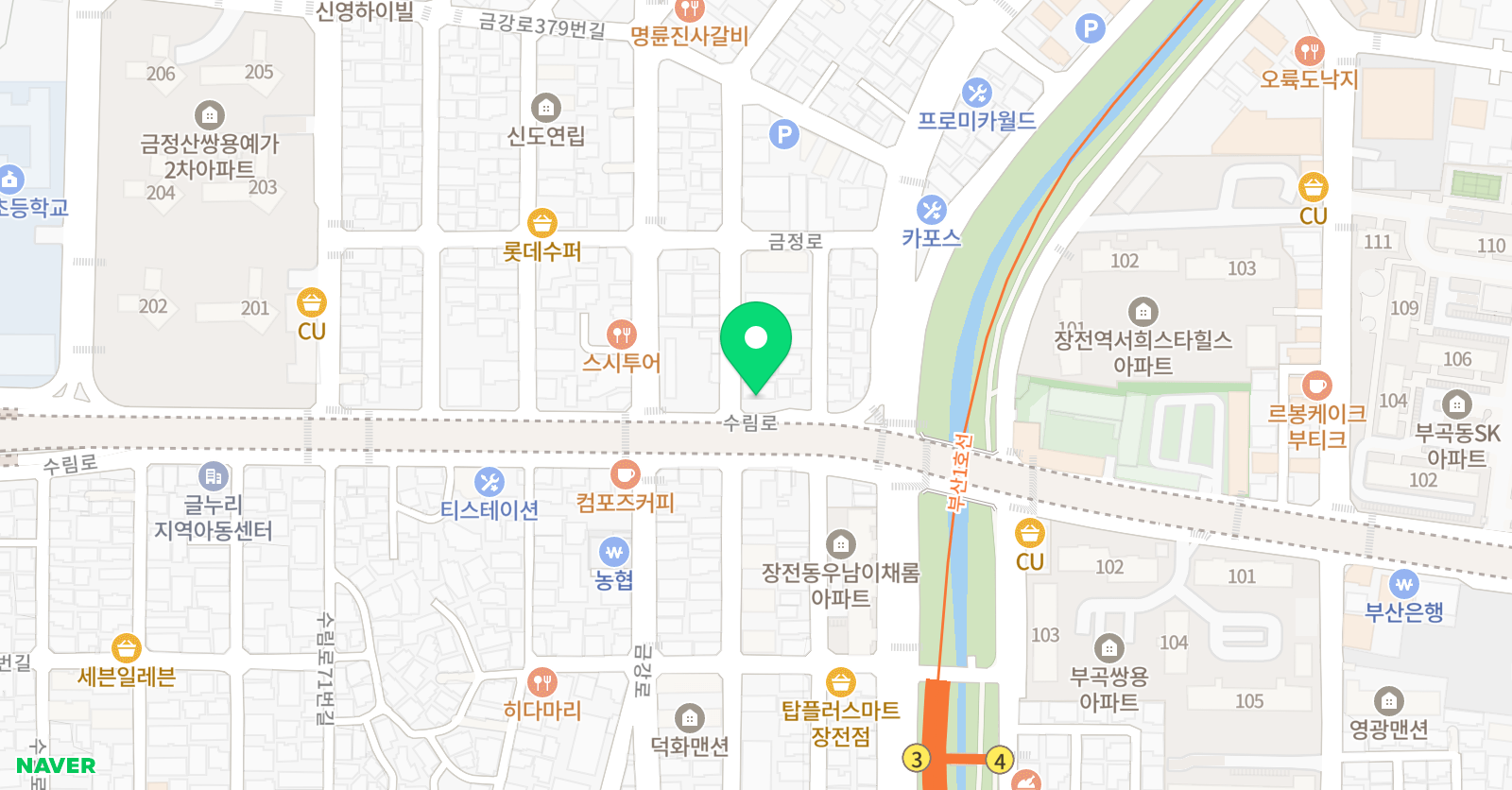예솔 무용학원 위치