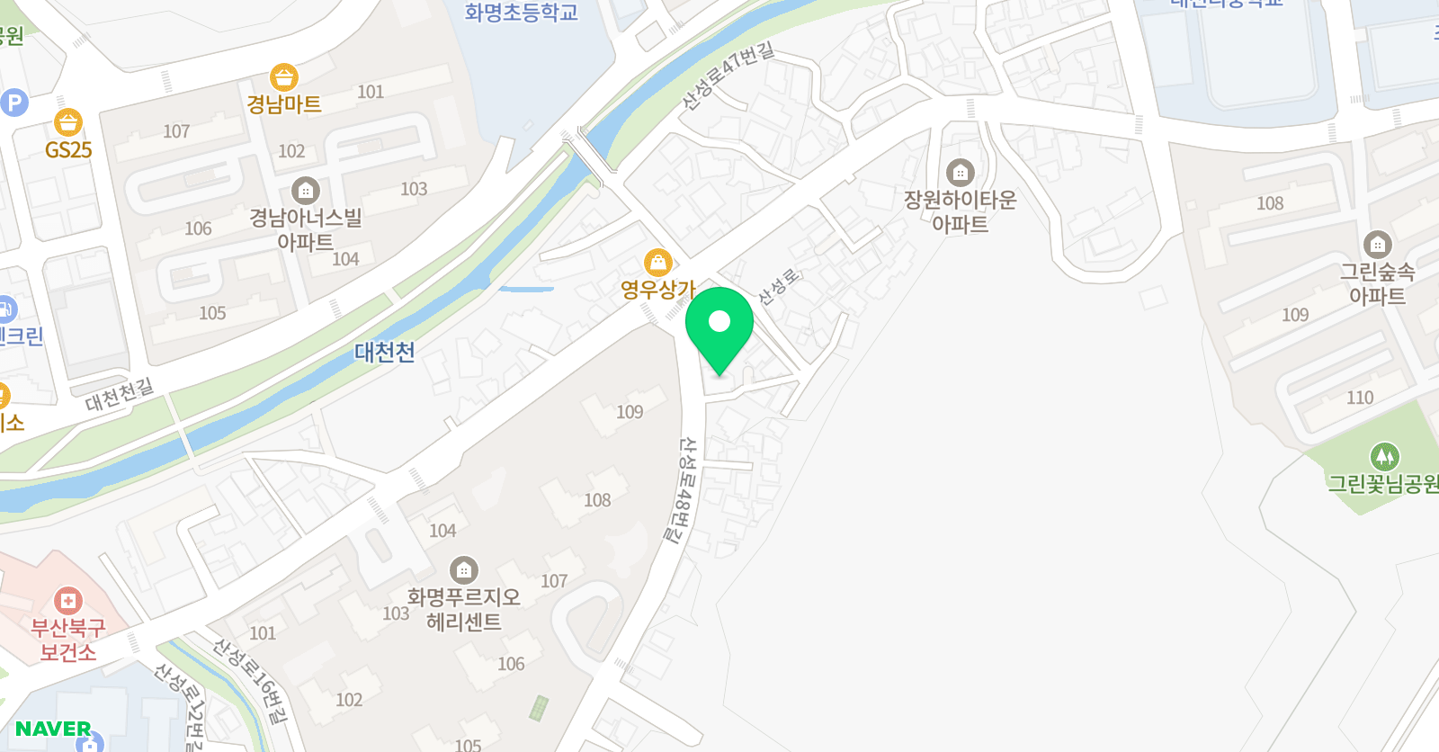 리즈 영어학원 위치