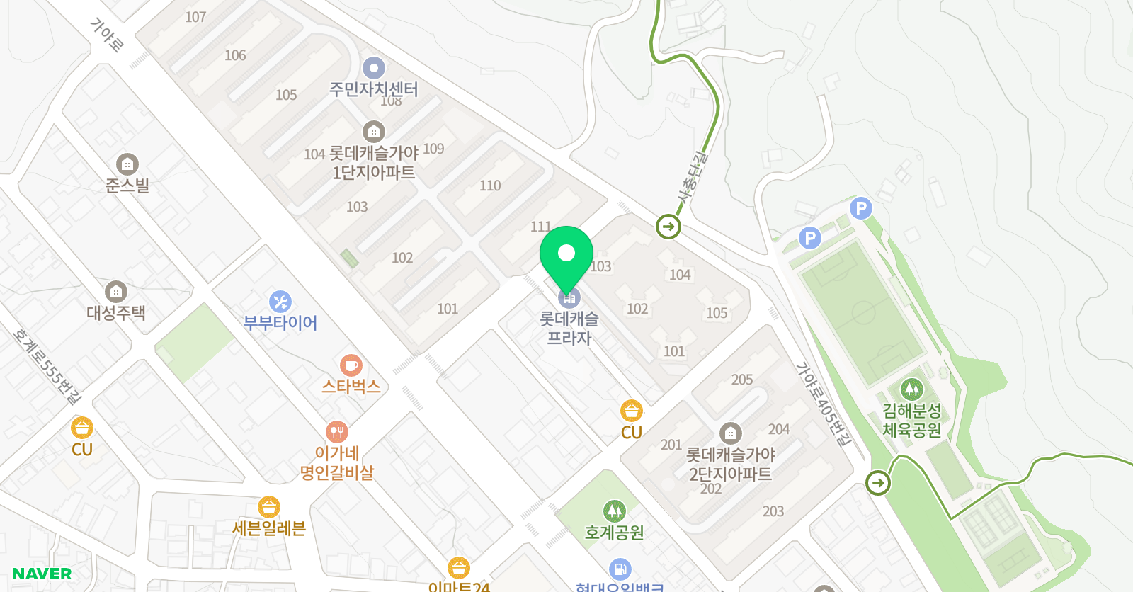 윤뮤아트 음악미술학원 위치