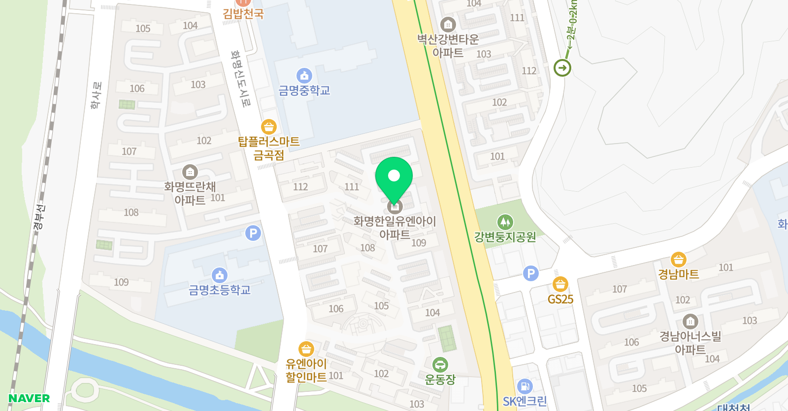 올라 위치