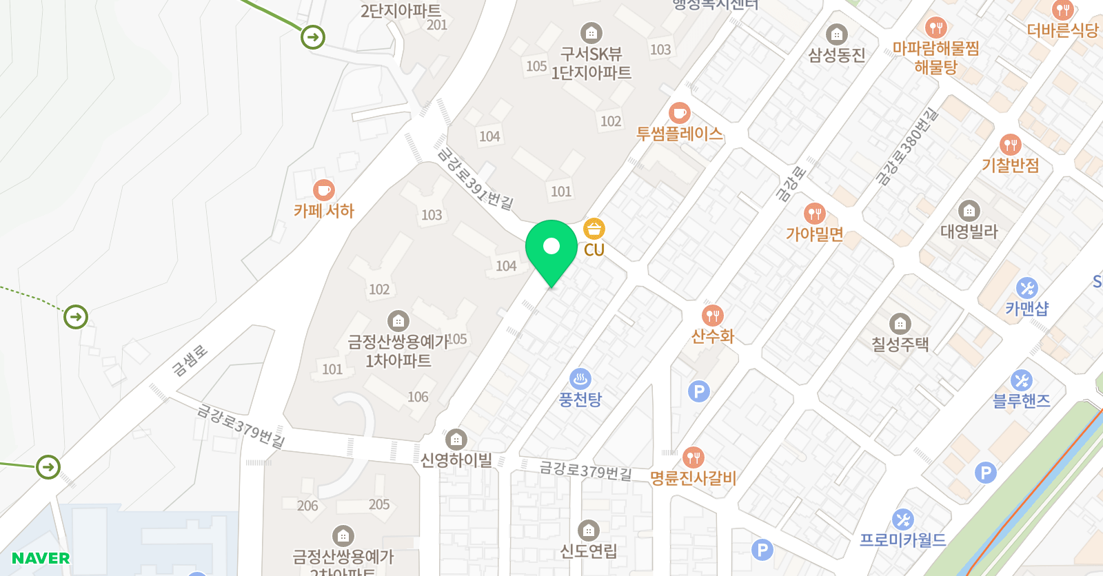 한우리 독서토론논술 부산 금정 쌍용예가 독서교실 위치