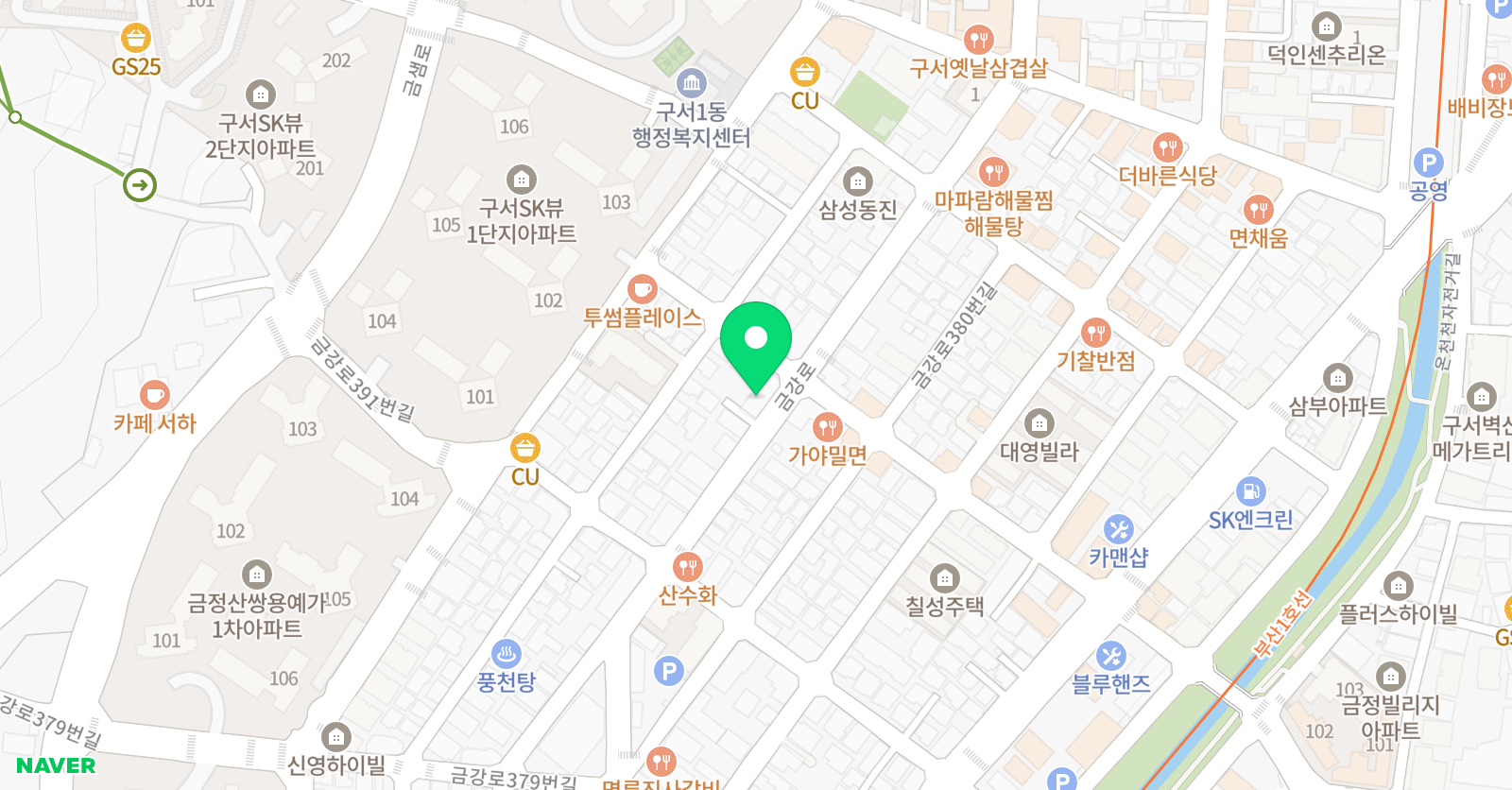 예인 전문수학교습소 위치