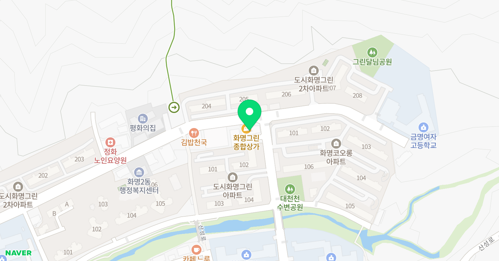다성 음악학원 위치