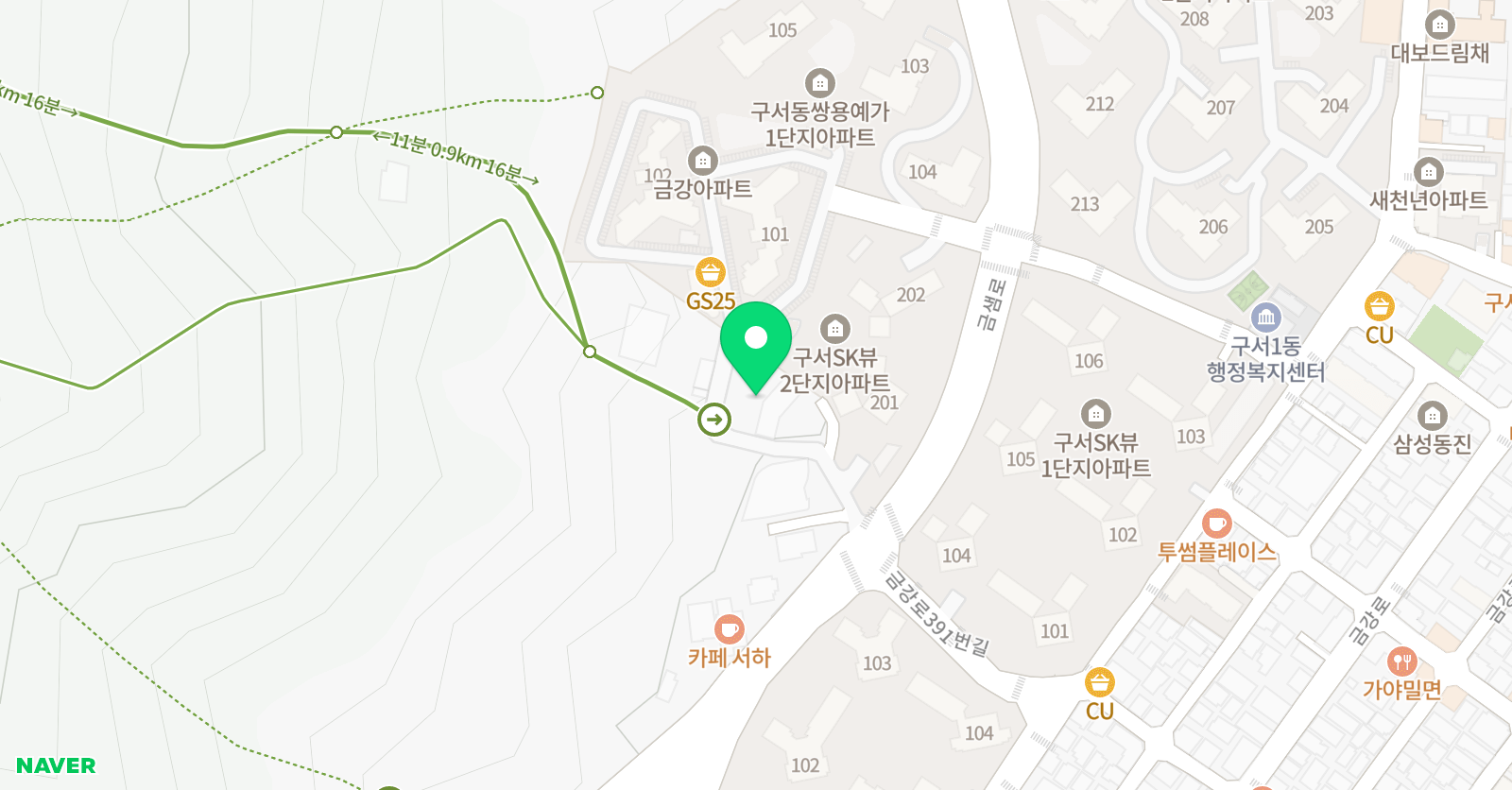 누리아카데미 어학원 위치