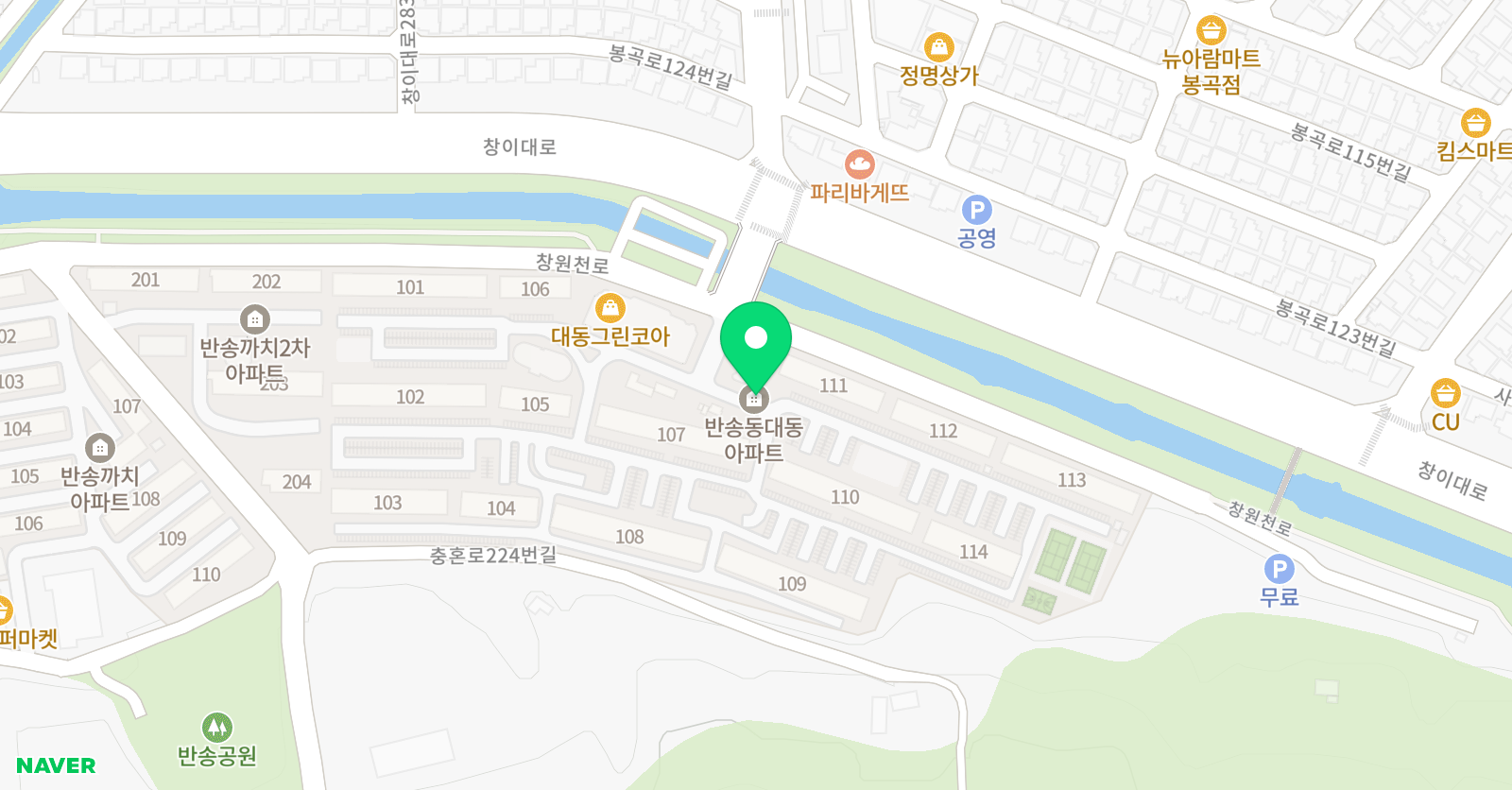 푸르넷 공부방 반지공부방 위치