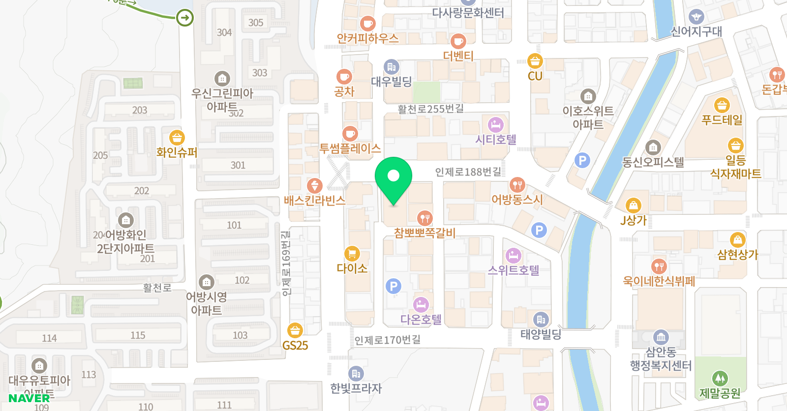 에이스풋볼스포츠클럽 김해점 위치