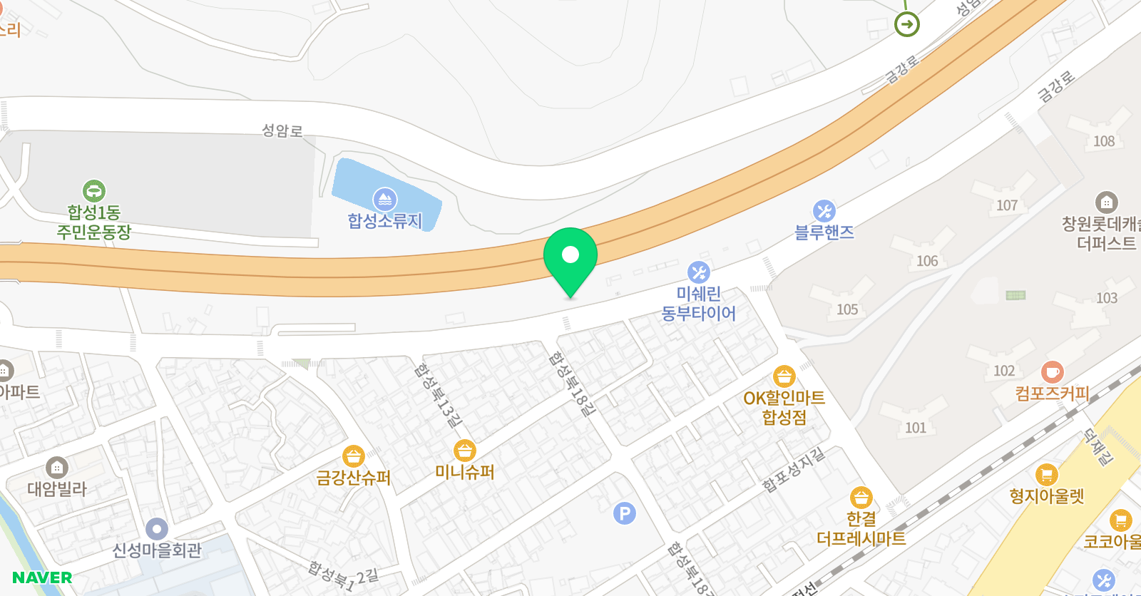 내서 FC 위치