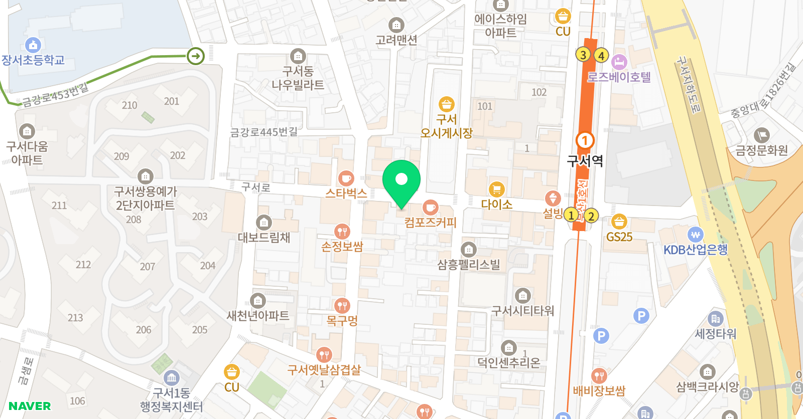 이상전문수학학원 위치