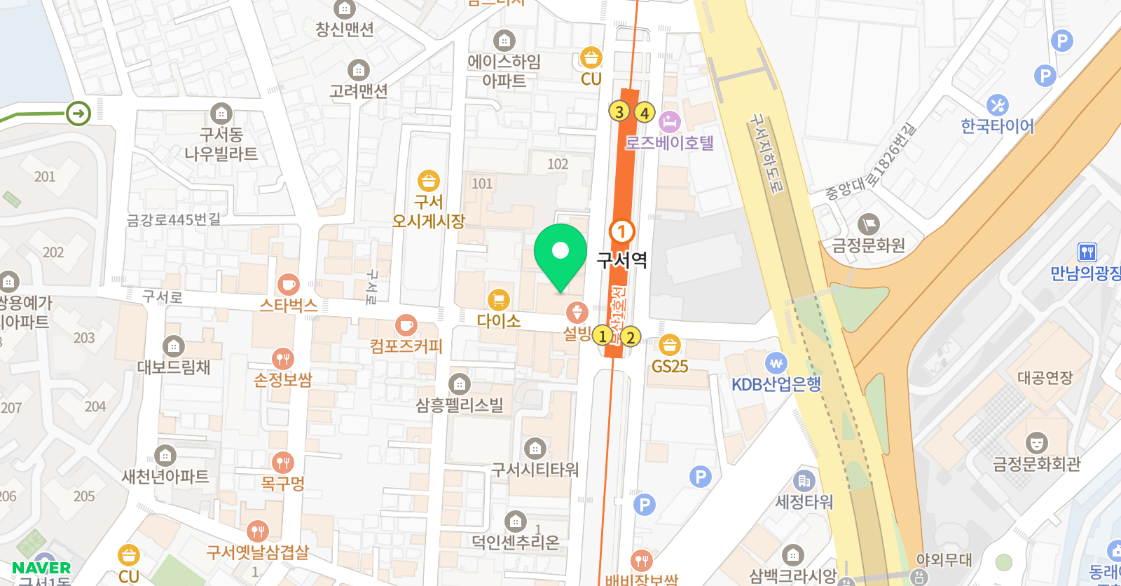 마스터 발레 무용학원 위치
