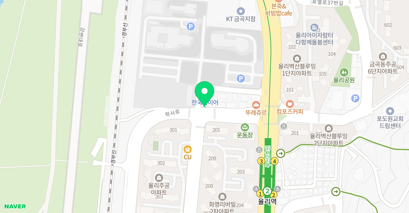 원음 음악학원 위치