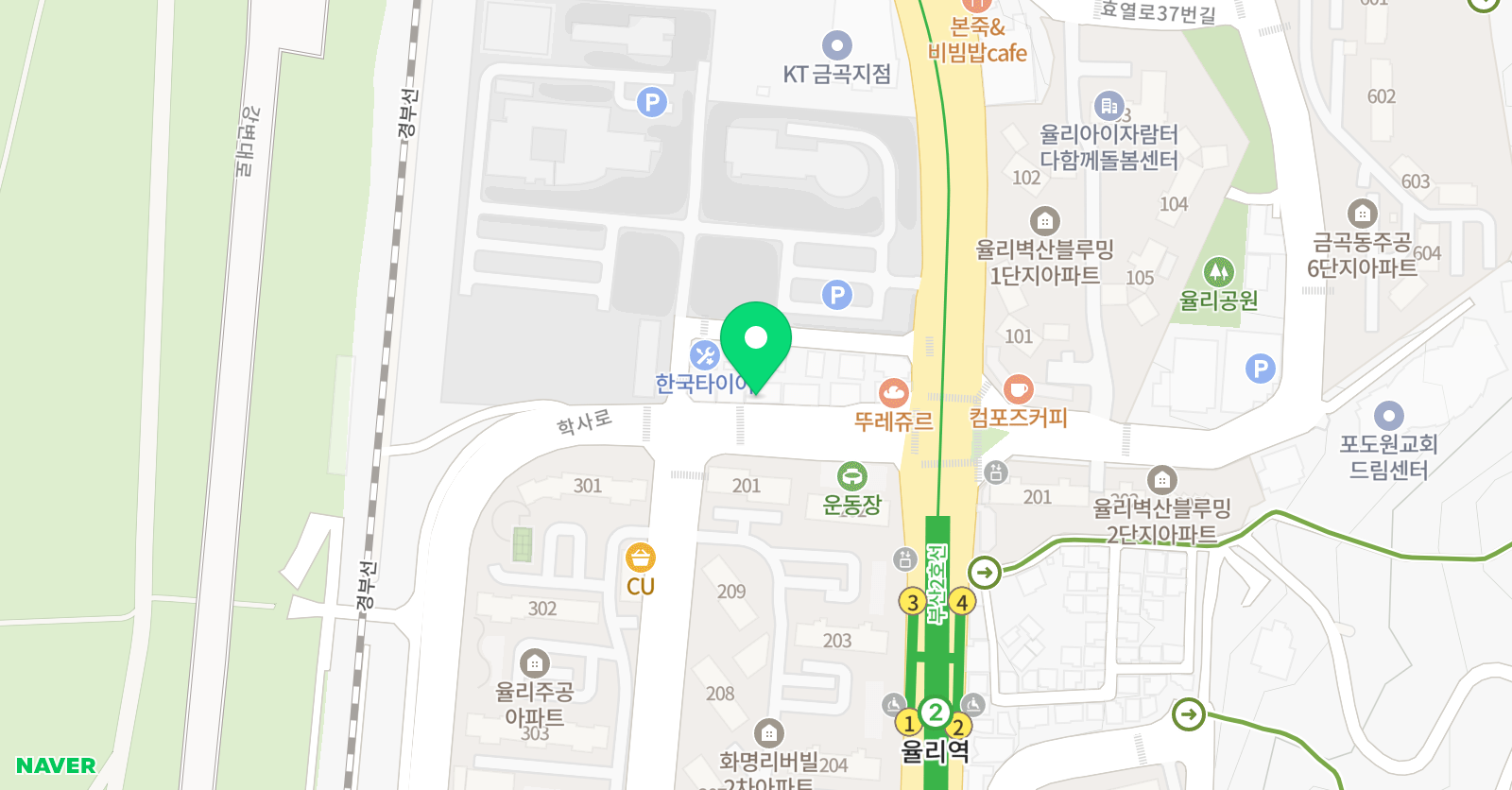계명대 동영태권도장 위치