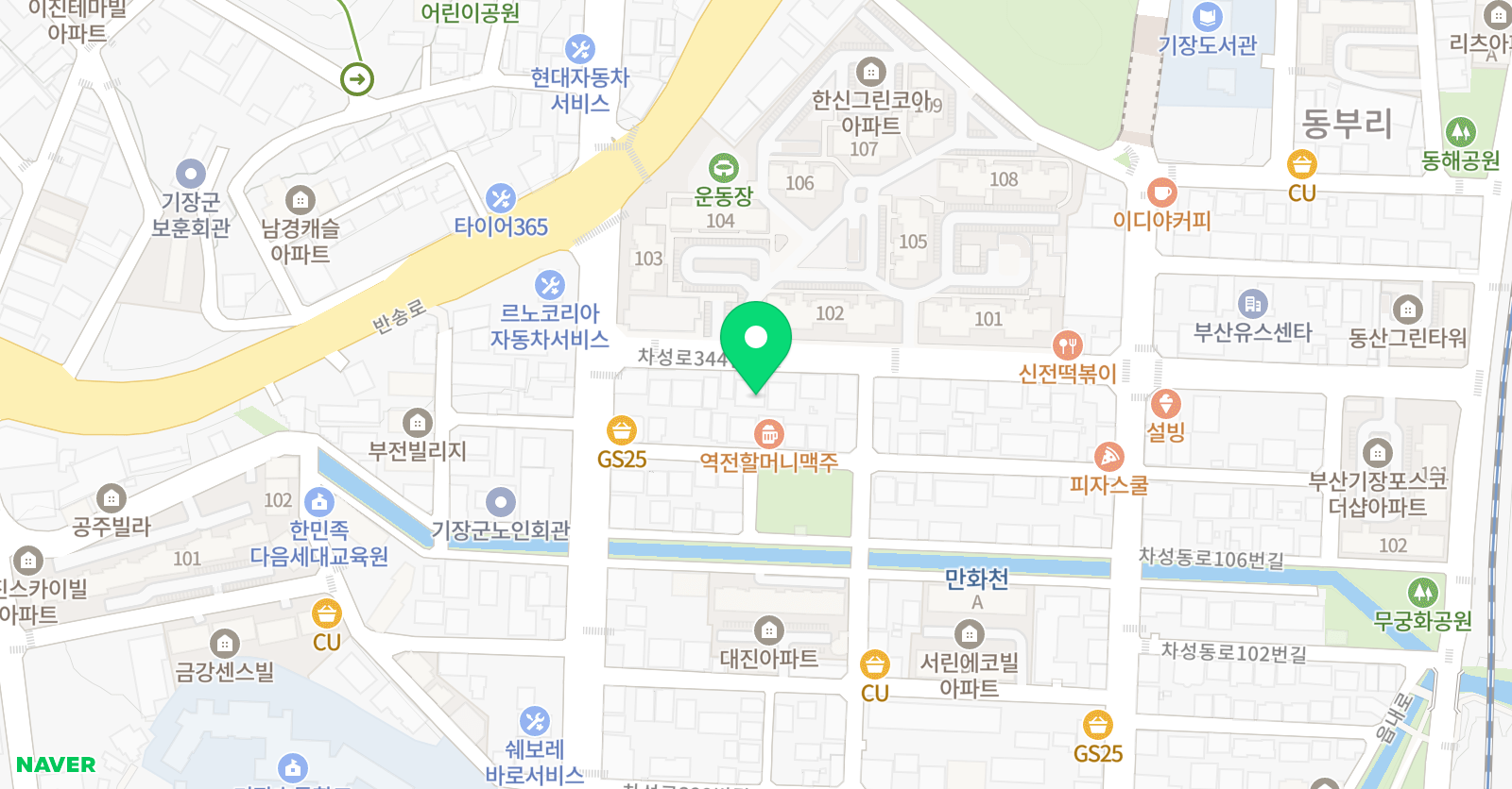 정에듀 영어 위치
