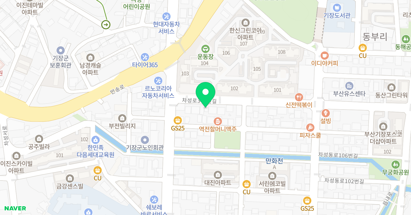 3030영어 기장 러닝센터 위치