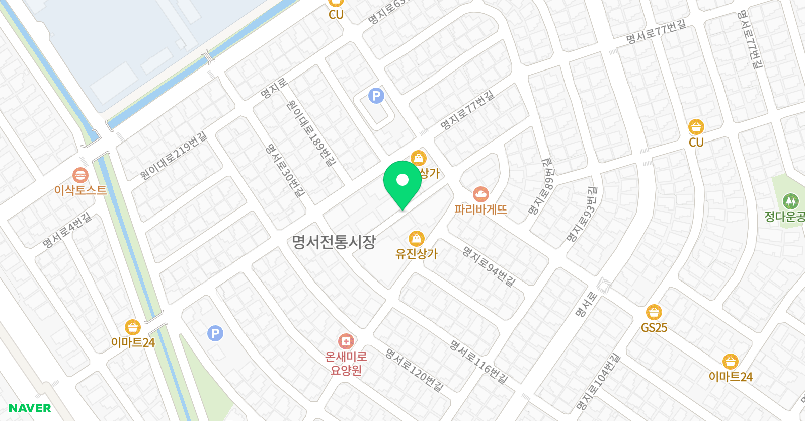 줌 영어수학전문학원 위치