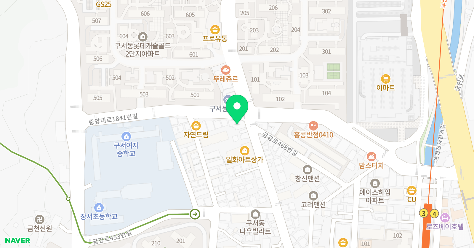 퍼스널영어학원 위치
