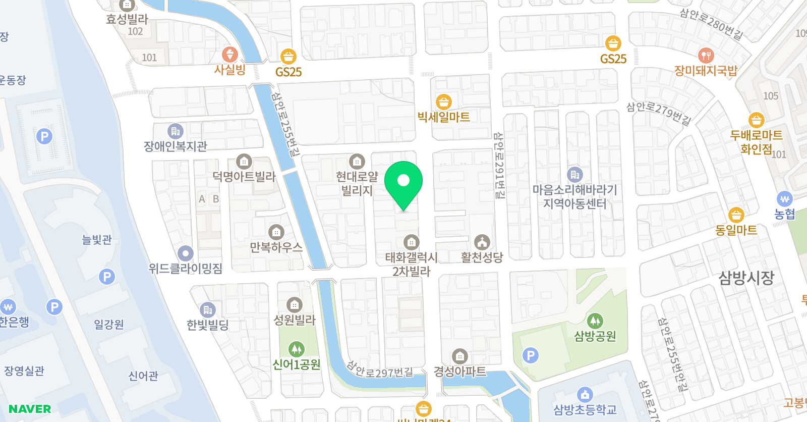빨간펜 수학의달인 김해삼방1호점 위치