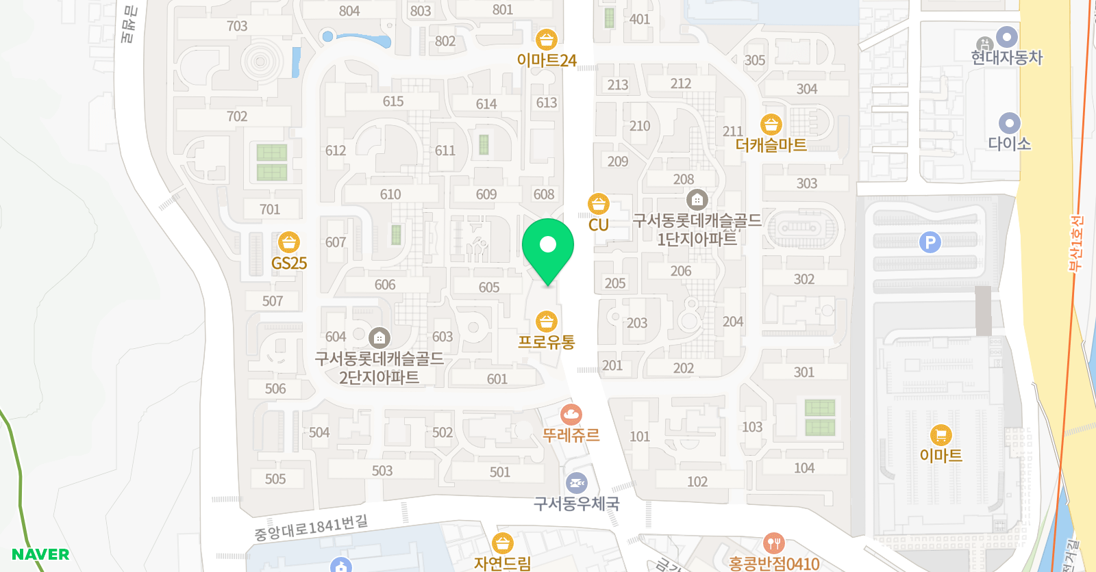 동백 미술학원 위치