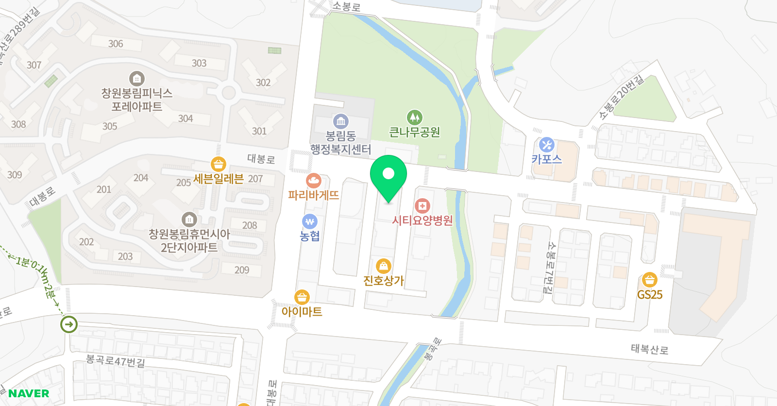 메타 태권도 창원센터 위치