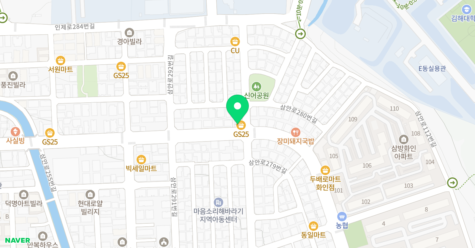 유니드 영어학원 위치