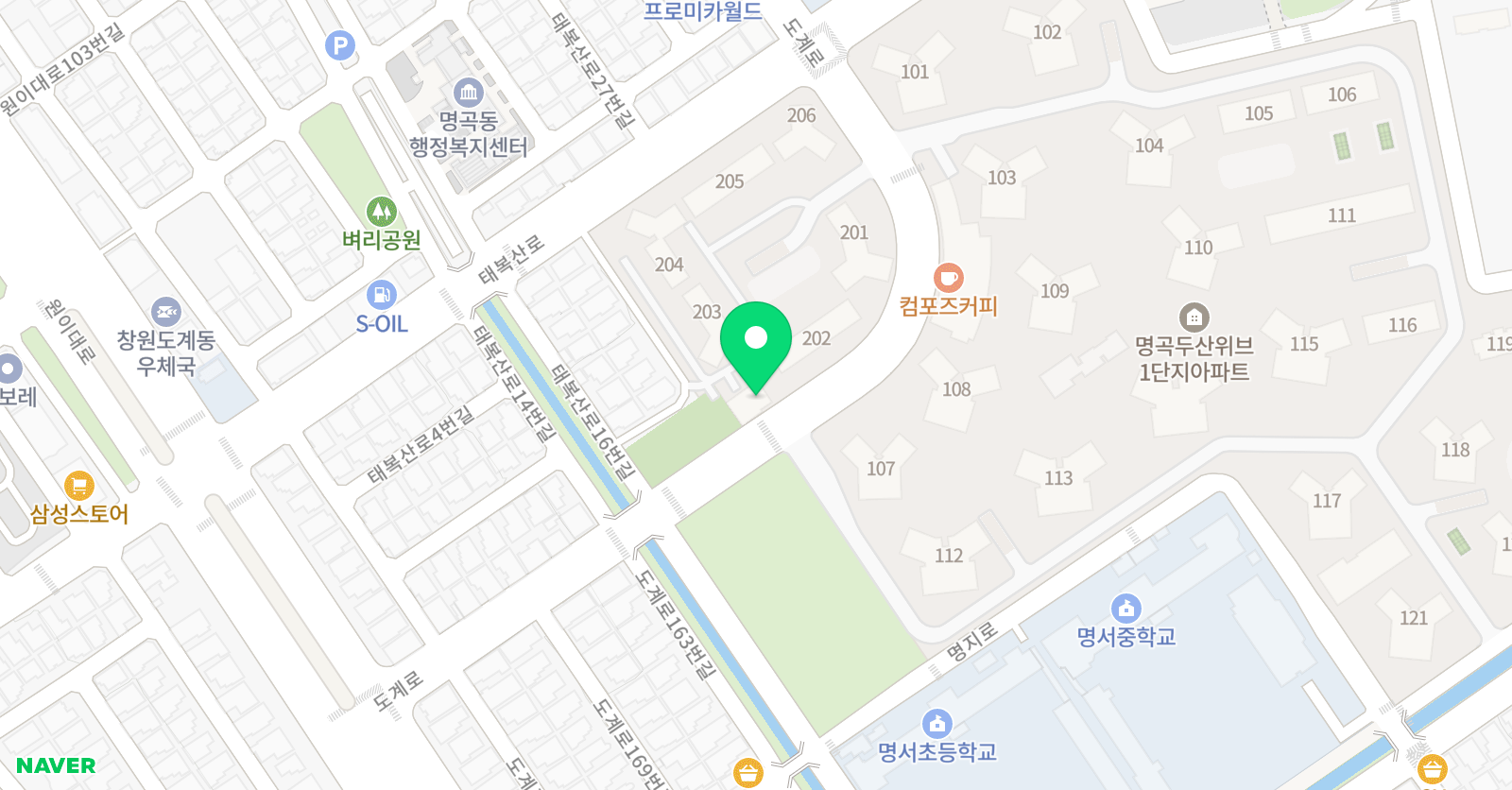 FTK English 창원캠퍼스 위치
