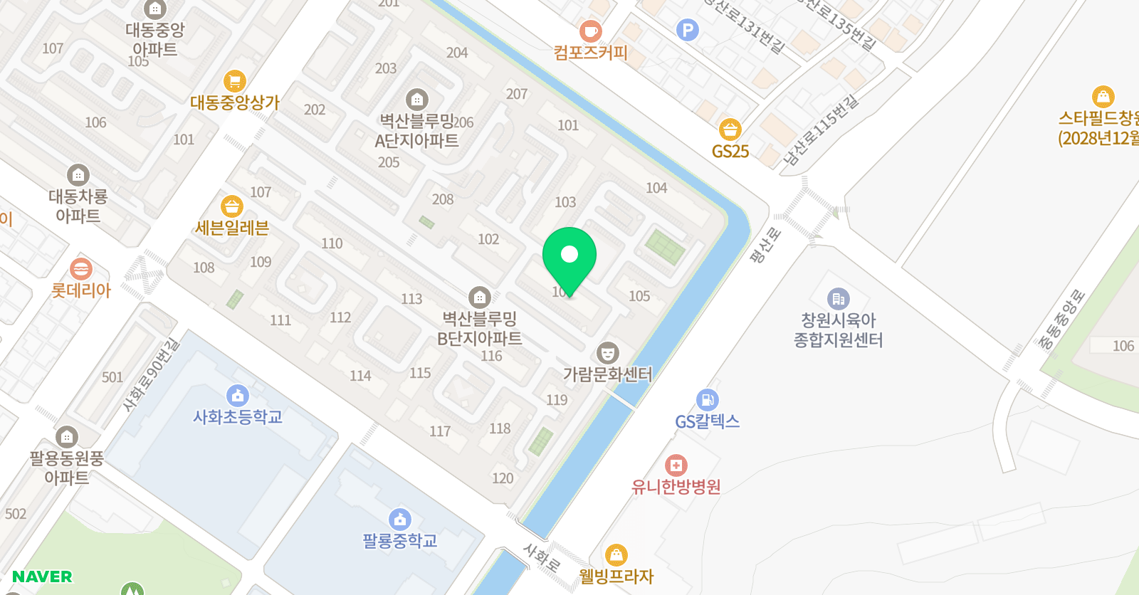 벽산멘토 공부방 위치