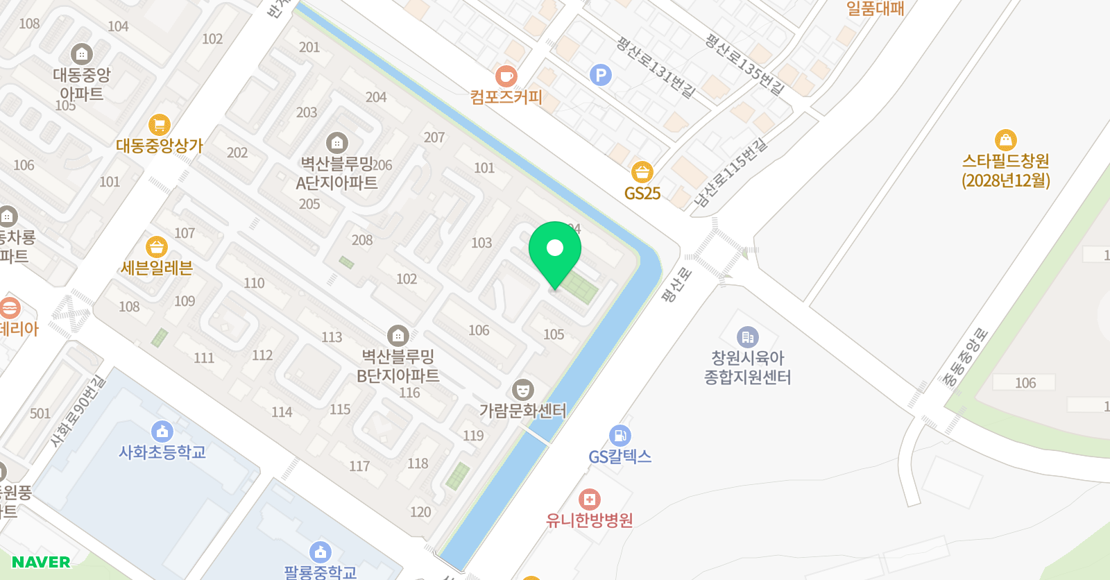 아소비 아소비 낙민중앙하이츠2차점 위치