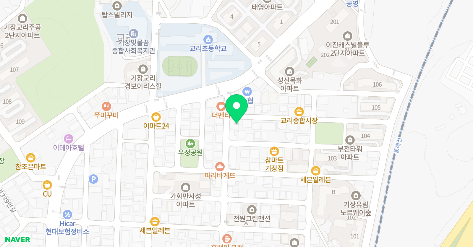 한스 미술학원 위치