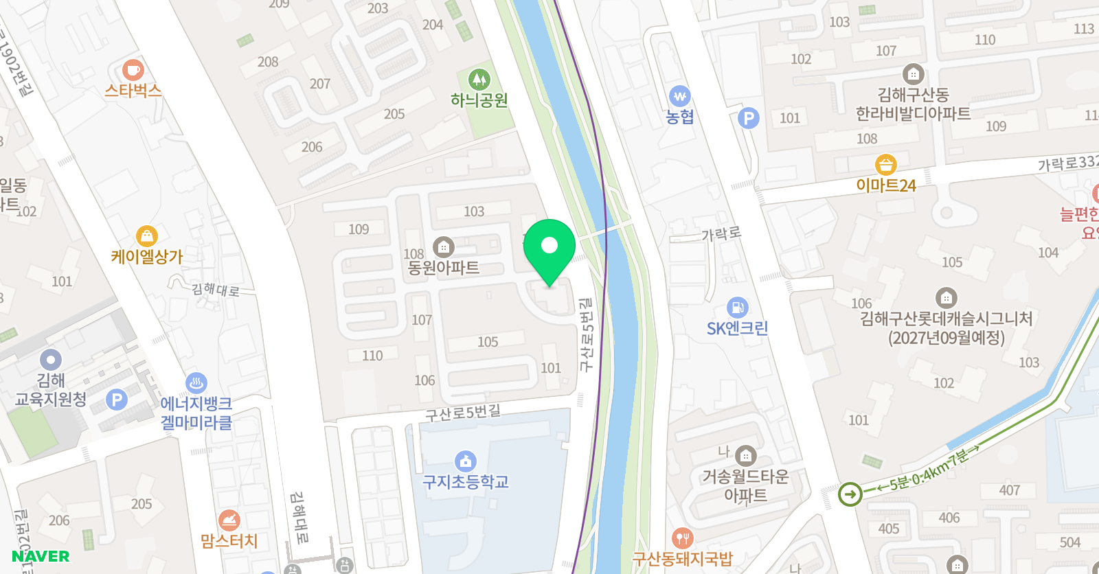 아트앤스토리 미술학원 위치