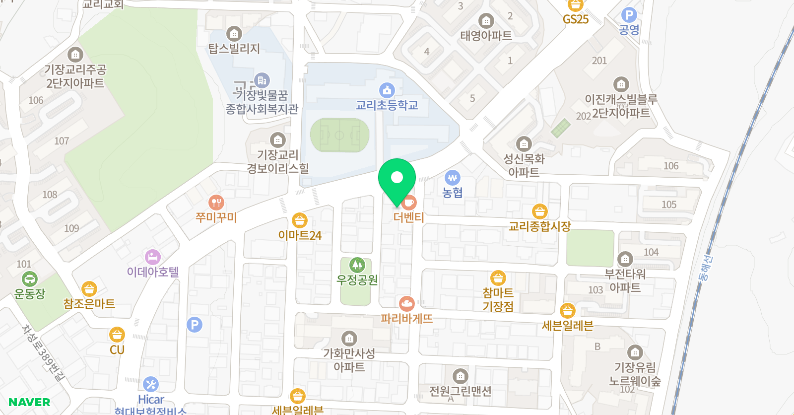 글로리 음악학원 위치