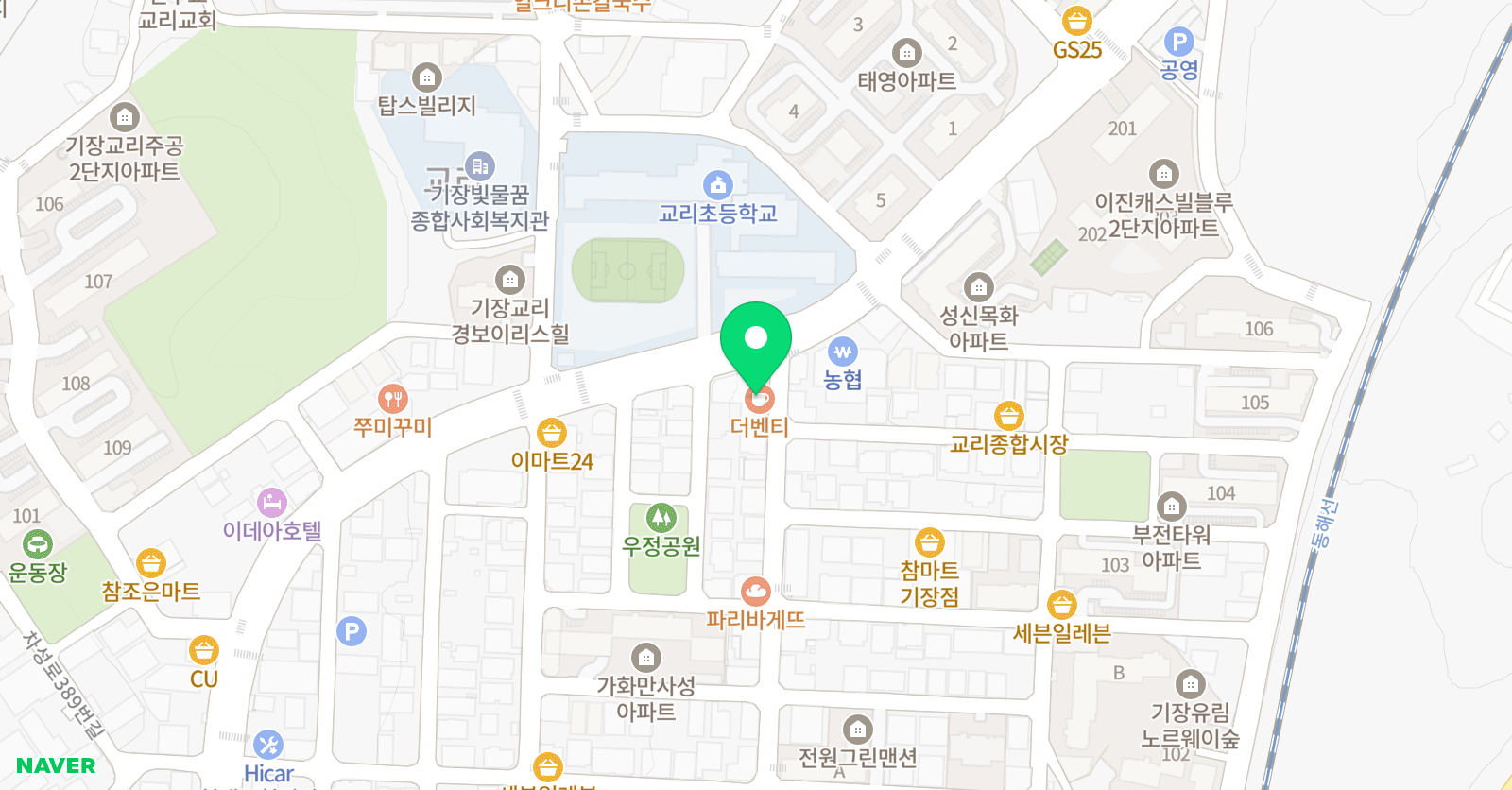 키즈엔리딩 원서리딩 영어학원 위치