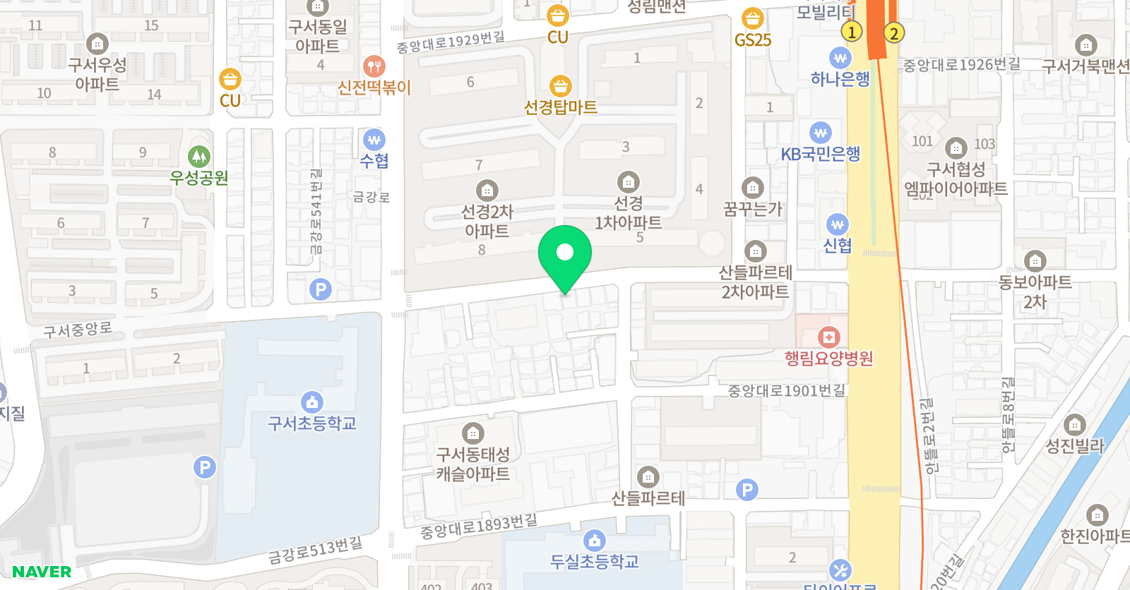 상옥쌤 영어교습소 금정분원 위치