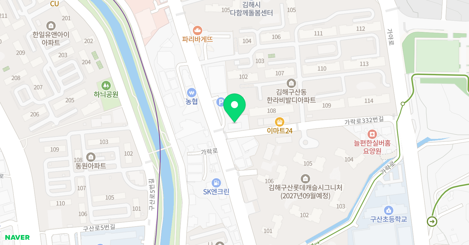 맑은소리 음악학원 위치