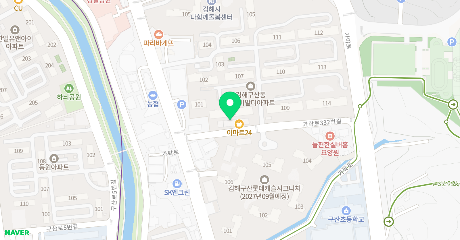 비바 잉글리쉬 교습소 위치