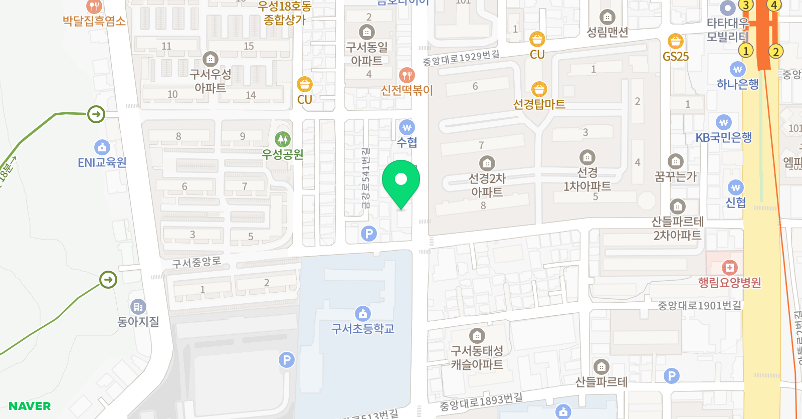 김연주수학학원 위치