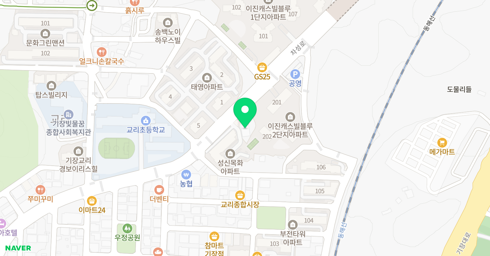 하이스포츠센터 일광점 위치