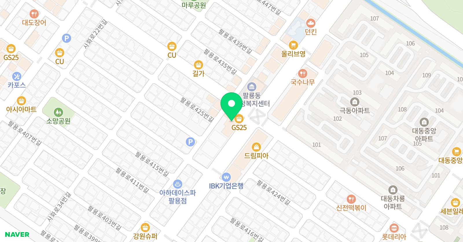 이스턴 어학원 위치